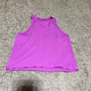 Pink lululemon fast and free tank top